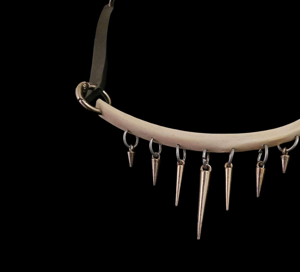 Ribs spike necklace