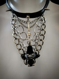 Chained black necklace